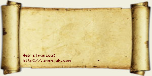 Jovana Ignjatović vizit kartica